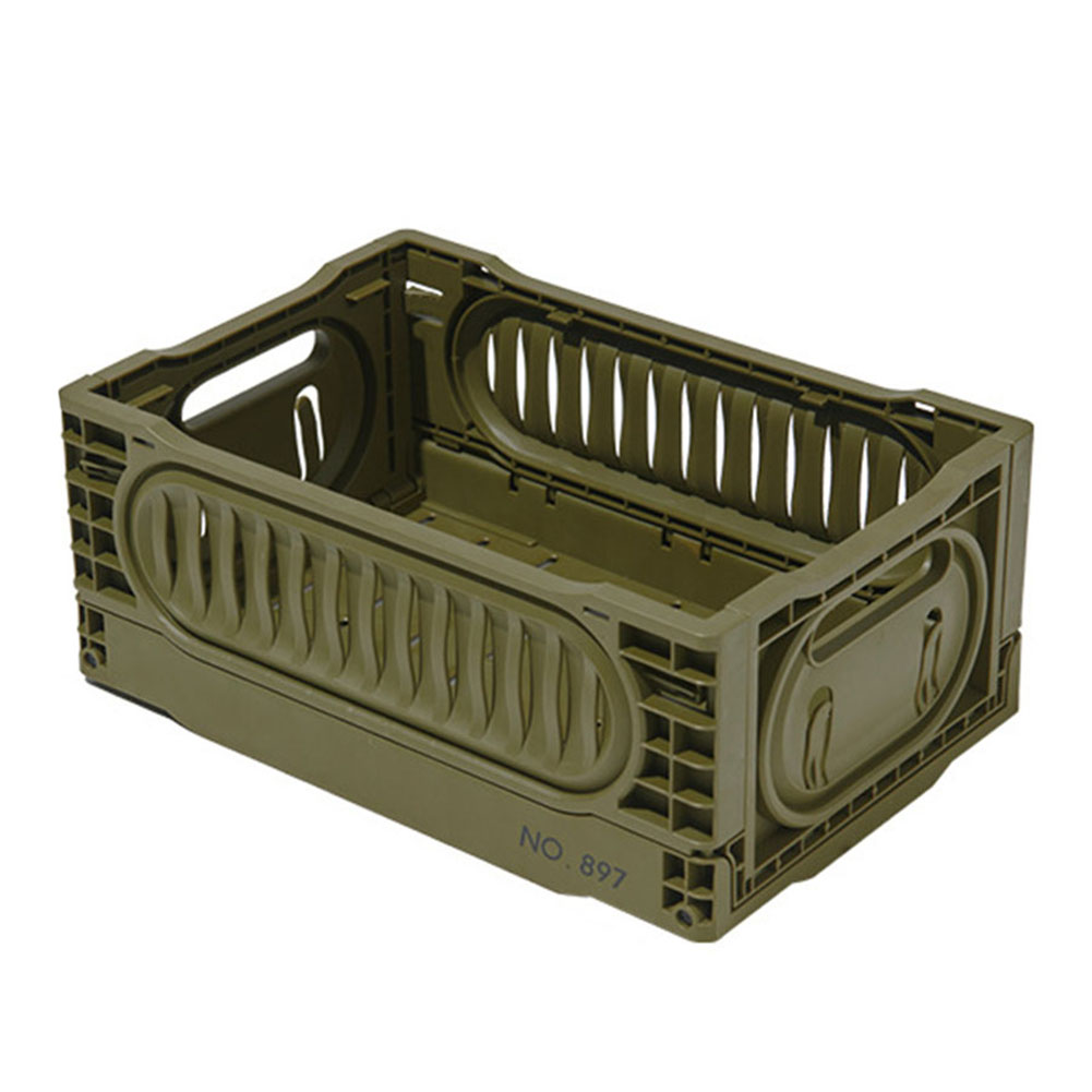 Foldable For Outdoor Storage Box with Removable Top Panel for Camping and Picnics Quick Folding for Easy Use