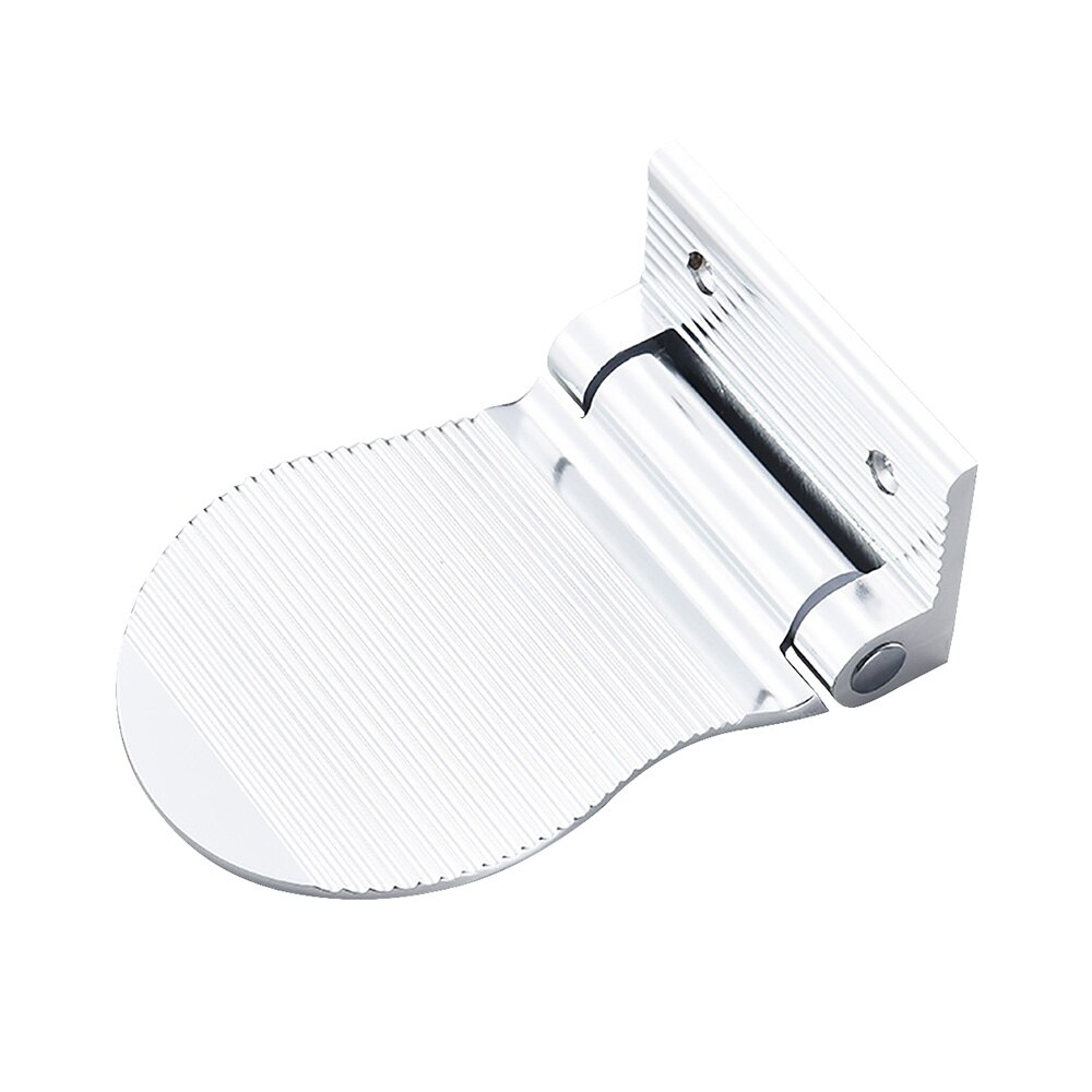 Shower Foot Rest Bathroom Pedals Non-Slip Shower Footstool Pedestal Pedals Elderly Pregnant Bath Stool Black/Silver: Silver