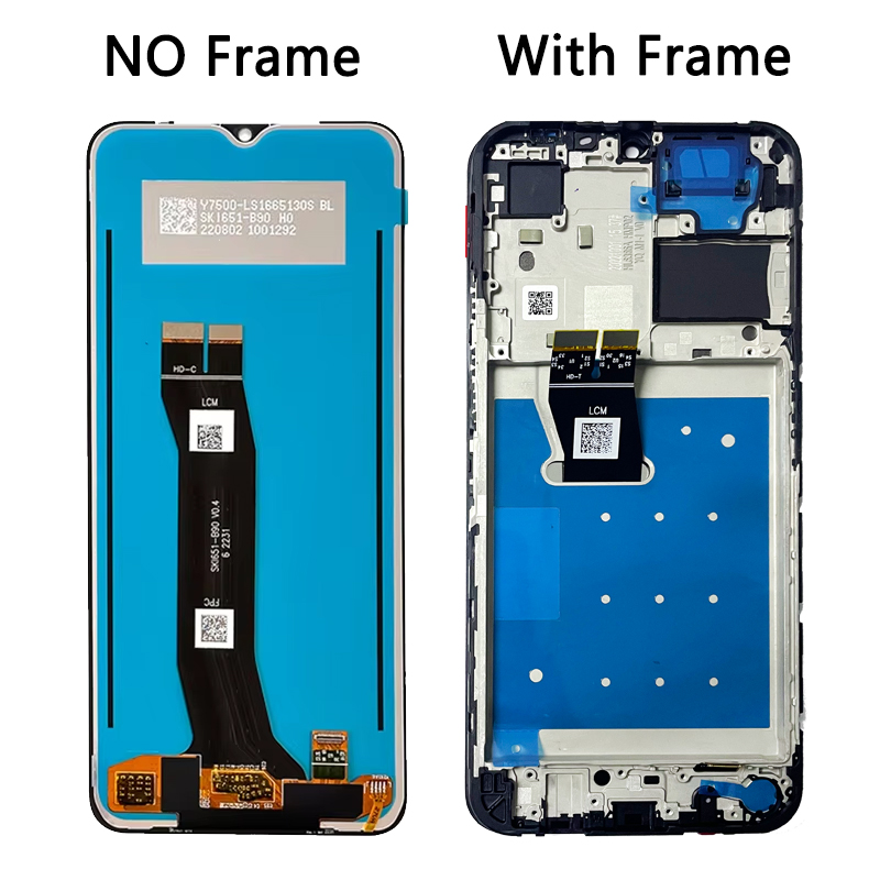 6,52 "para Huawei Nova Y61 LCD EVE-LX9 LX9N marco de pantalla Digitalizador de Panel táctil para Huawei Nova Y61 pantalla EVE-LX3 LCD