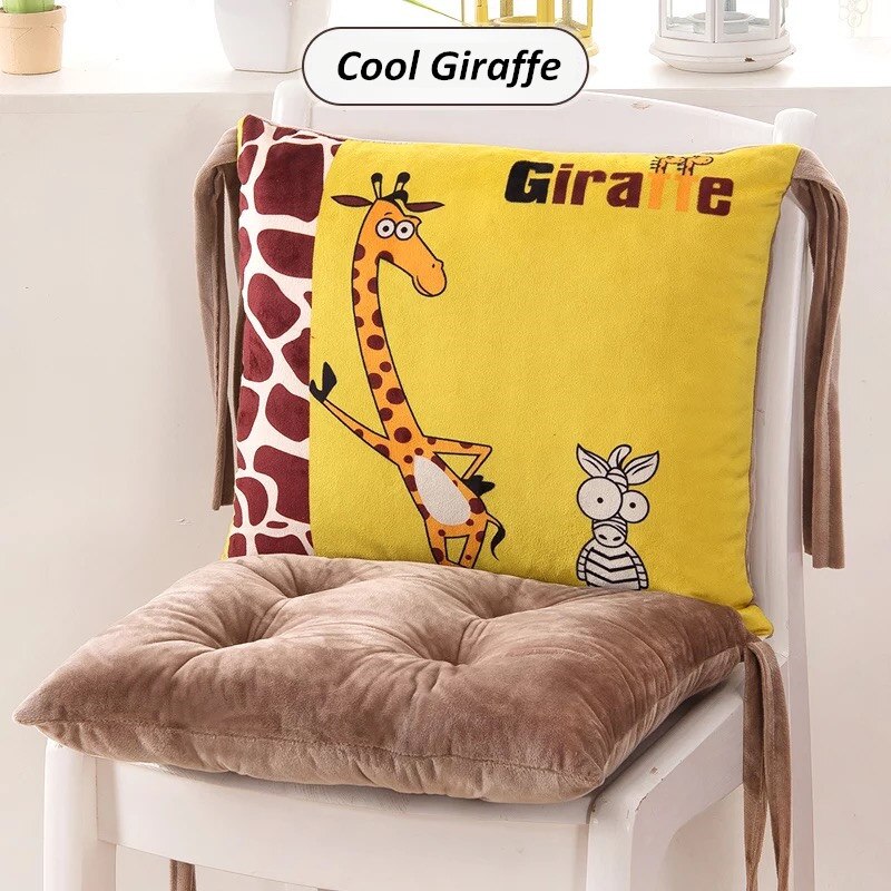 ALWAYSME Baby Kids Children Booster Seats Cushion Highchair Cushion Dinning Room Chair Cushion Mat Living Room Chair Cushion Mat: Cool Giraffe