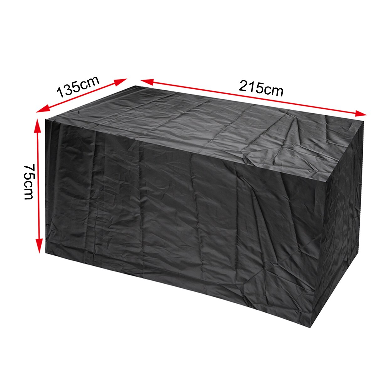 Sort udendørs vandtæt have strand møbler dækning beskytter bord sæt stol sofa dækker stramme gårdhave støv beskyttelse 4 størrelse: B4