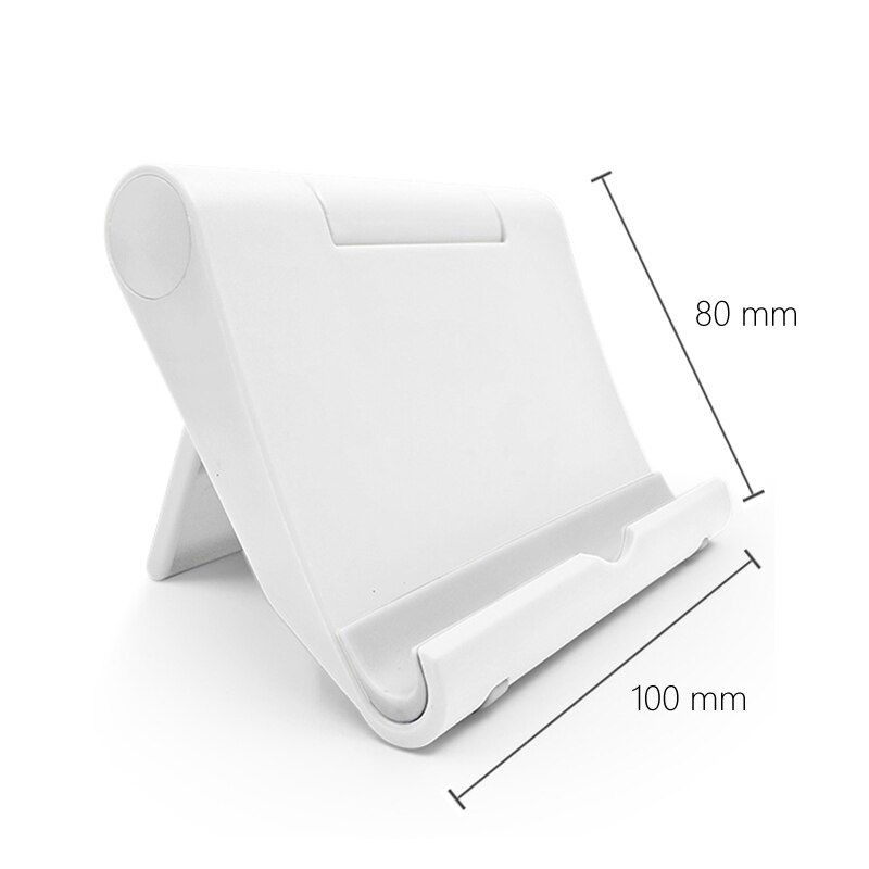 7 Colors Mobile Phone Desk Stand Foldable Phone Holder Tripod Plastic Adjustable Universal Phone Table Holder Stand Non-slip