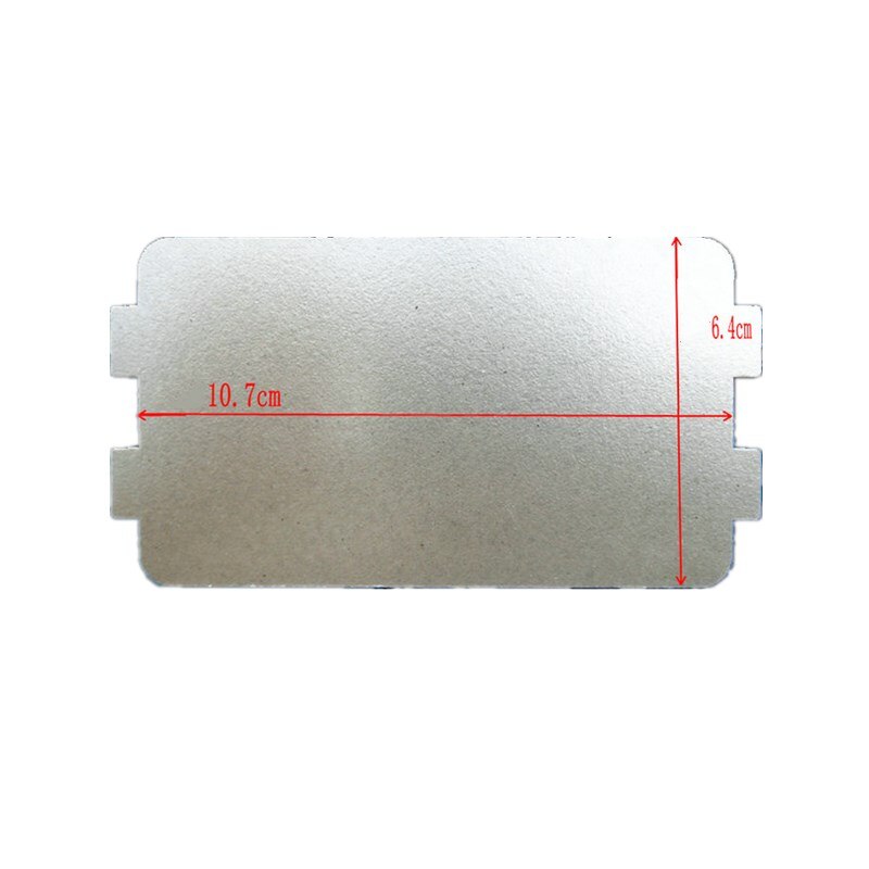 5 pcs mica vellen 107mm * 64mm voor midea magnetron magnetron cap magnetron platen onderdelen