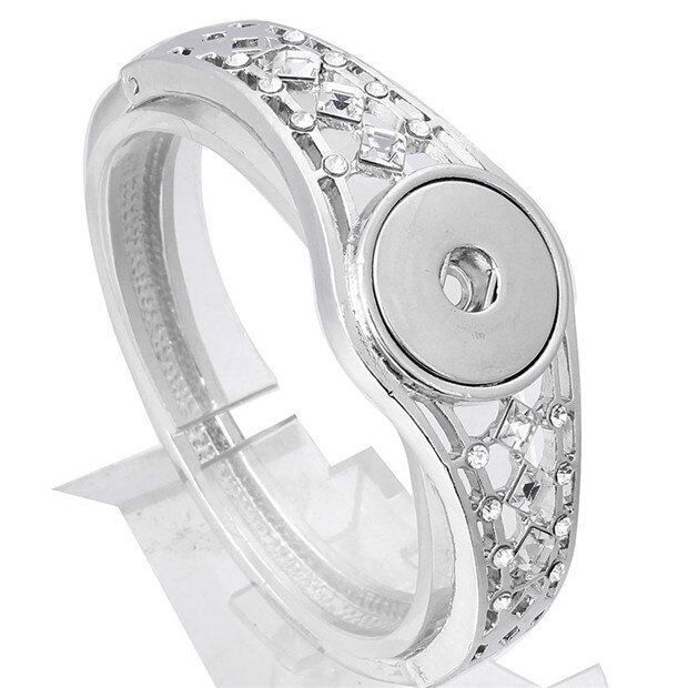 18mm Snap Jewelry Snap Bracelet Snap Button Bracelet Bangles Fit 18MM Snap Jewelry for Women Men Bracelets: 9
