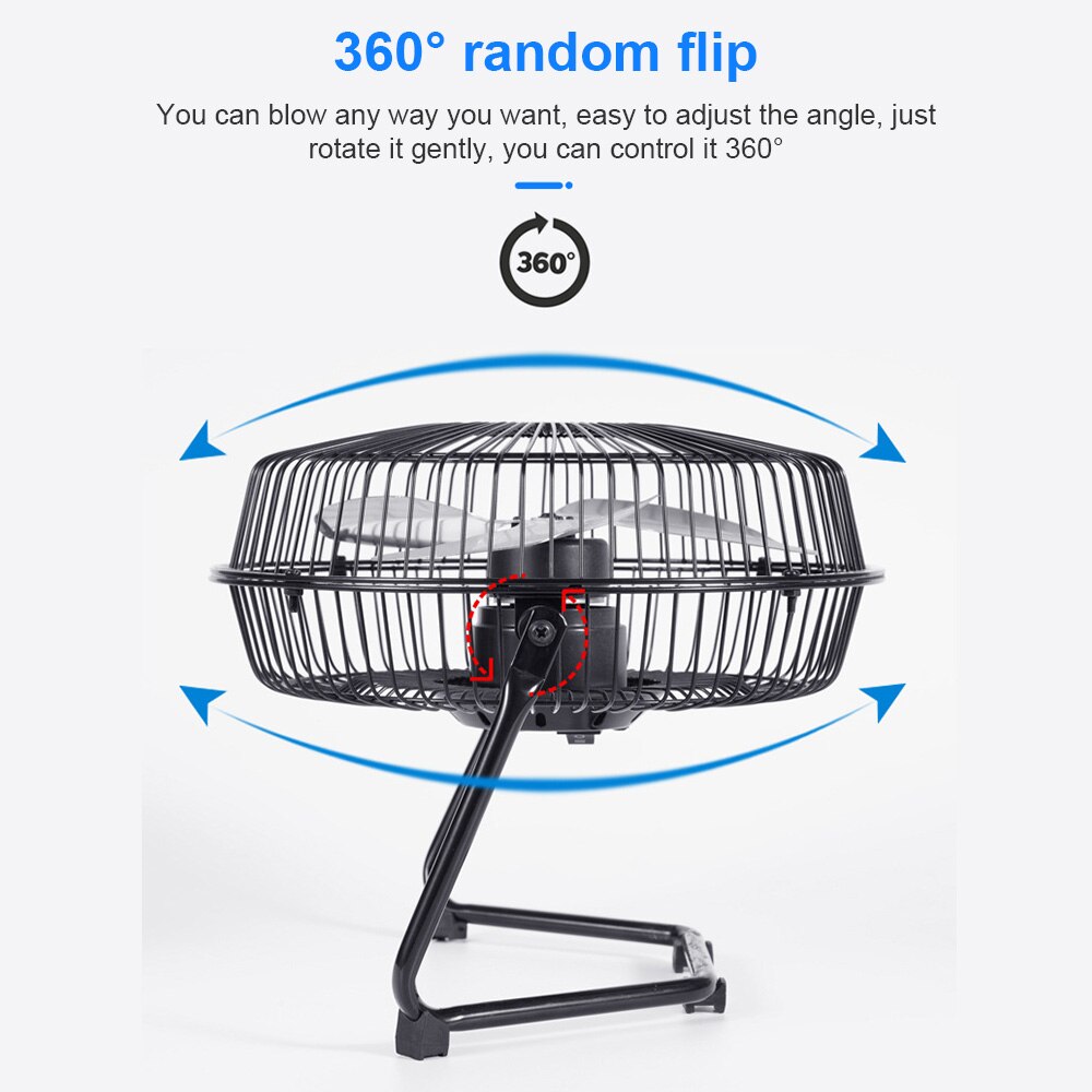 Desk Fan 4/8Inch Mini Portable Ultra Quiet Desktop Cooling Fans Personal Table Cooler Fans for Home Office Table USB Powered