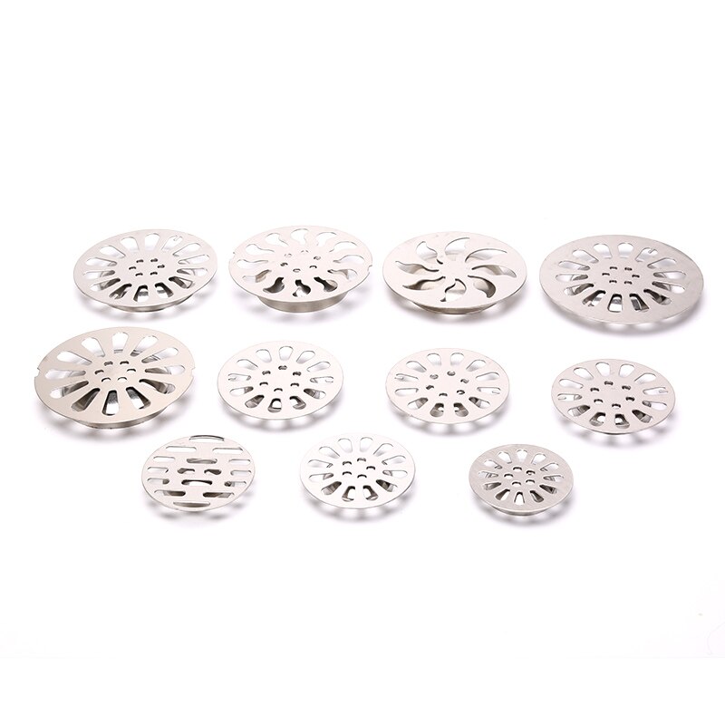 Roestvrij Staal Afvoerputje Cover Overloop Ronde Anti-Verstopping Douche Drain Haar Catcher Voor Badkamer Wassen Machine Wc Riool