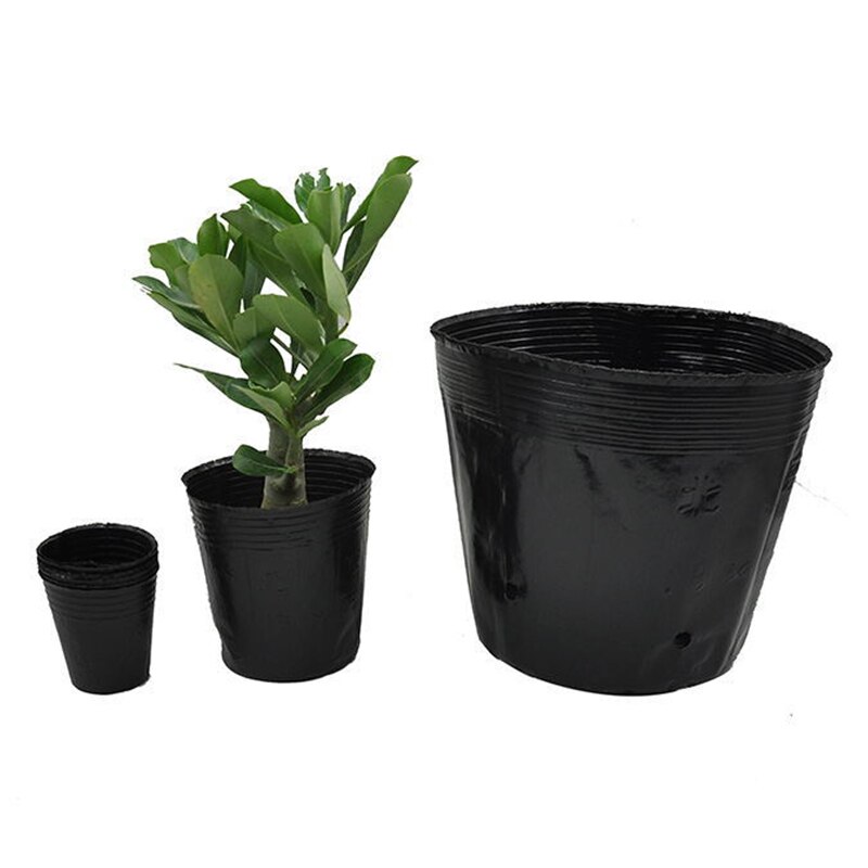 Plastic Grow Box Fall Resistant Tray Home Garden Plant Pot Nursery Transplant Flower Pots Seedlings Planter Containers Set