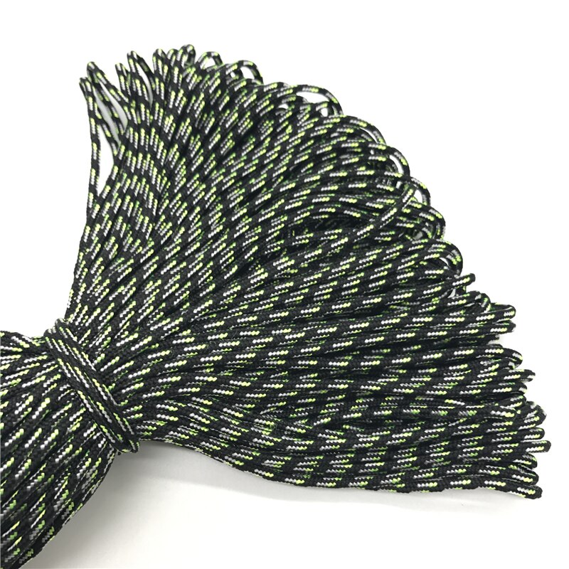 10 jardów/Lot 2mm linka spadochronowa smycz liny Mil Spec typu jeden Strand wspinaczka Camping Survival sprzęt DIY biżuteria, dzięki czemu: 28