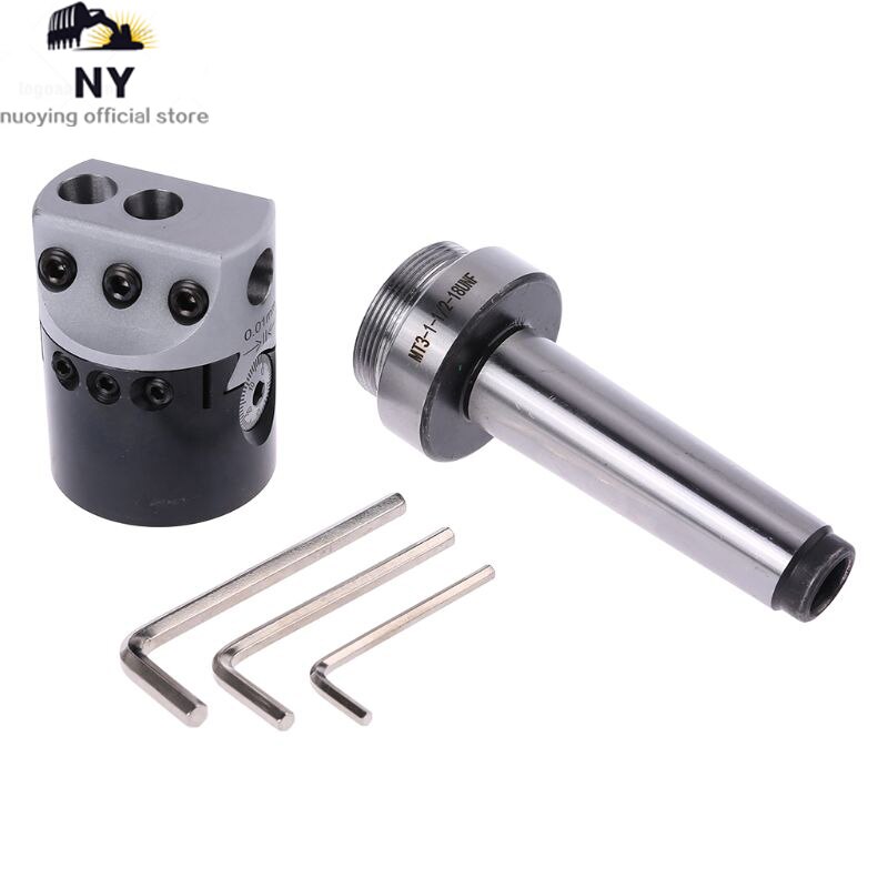 50mm MT3-M12 Morse Taper Boring Bar for Lathe Milling Lathe Tools Tool Kit Set of Tools Accessories