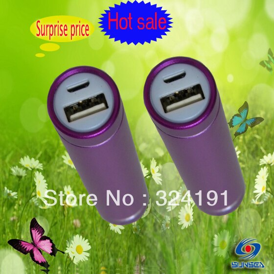 2600mAH portable Mini Power Bank for Smart phone, Camera, IPAD Toys Sportable Power Banks charger