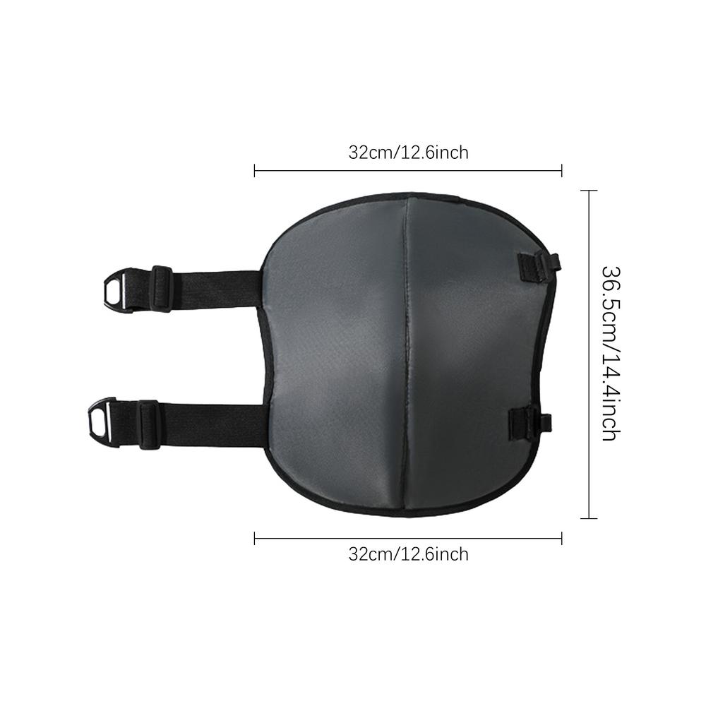 Kniebeschermers voor motorrijden Kniebeschermers Mouwwikkels Winddichte kniebeschermers met fleecevoering voor koud winterweer: GRIJS