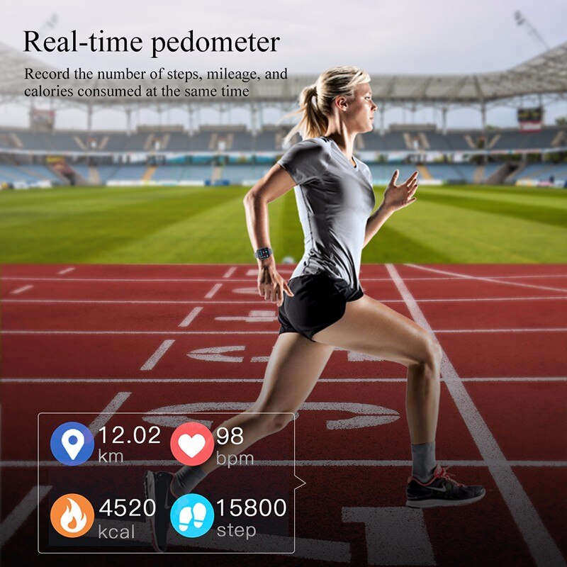 T88 Smart Bracelet with Pressure Measurement Cardio Bracelet Heart Rate Monitor Wristband Fitness Tracker Waterproof Smart Band