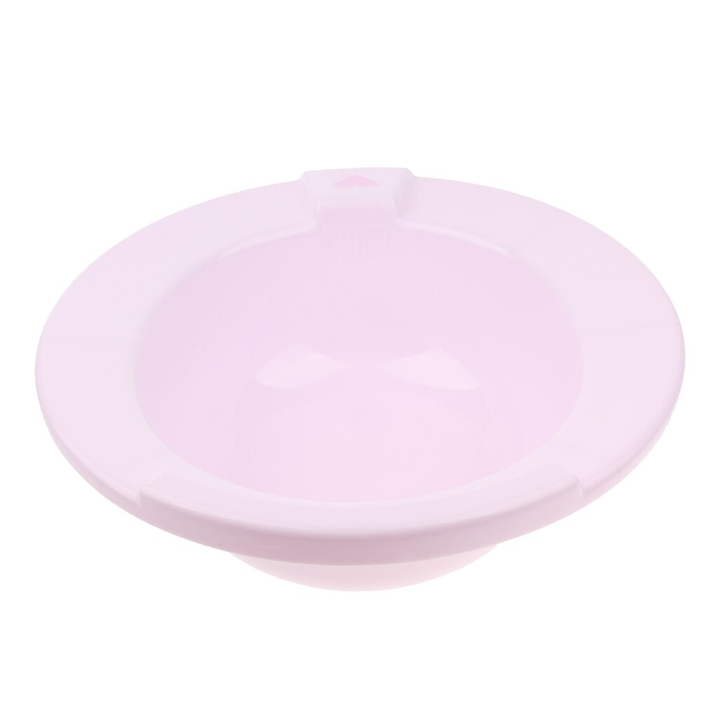 Plastic Sitz Bath, Over-the-Toilet for Perineal Soaking Bath, Hemorrhoidal Maternity: Light Pink