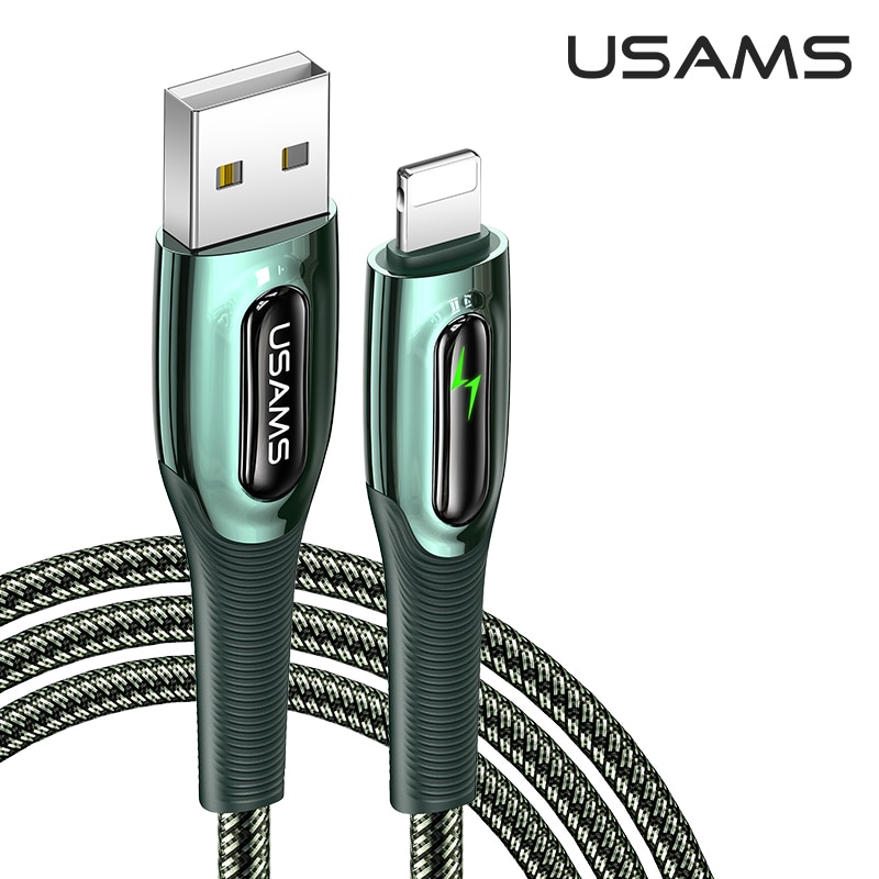 USAM Cavo Usb Smart Power Off Per il Cavo di iPhone 11 pro Max 12 Xs Xr X SE 8 7 6 più di 6s veloce cavi di ricarica Per il iPhone Caricabatterie