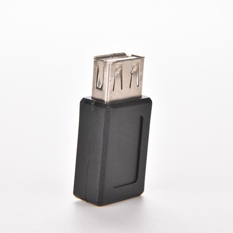 A hun til b hun sort usb 2.0 type micro usb 5 pin data kabel adapter usb stik konverter stik