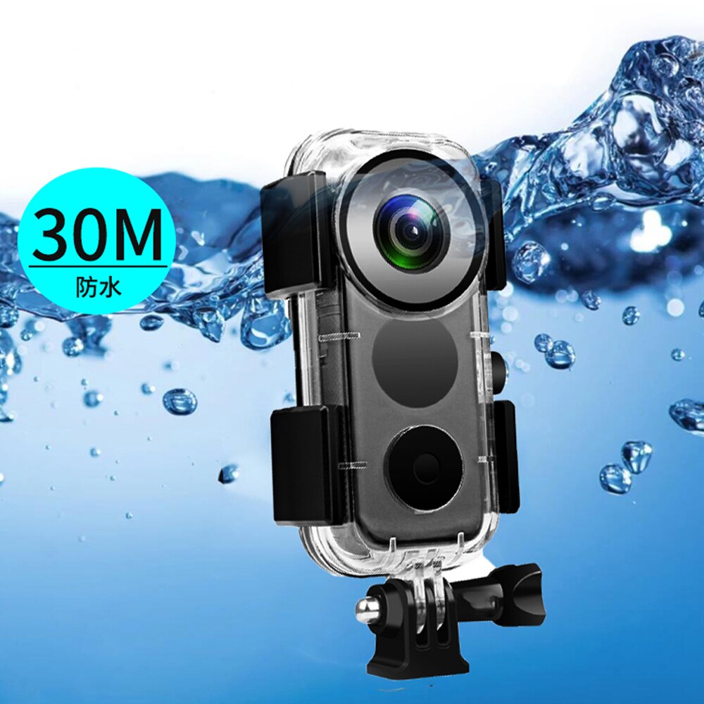 TUYU-funda impermeable para Insta360 ONE X2, caja de protección subacuática, carcasa de buceo para accesorios de cámara panorámica, 30M, 360