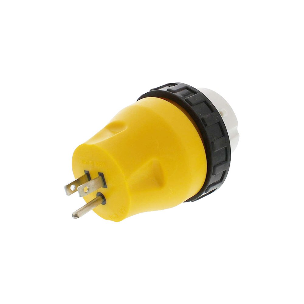 15A Male To 50Amp Female Twist Adapter RV Locking Power Cord 125V AC Camper Generator Cable Adapter Electrical Converter Plug