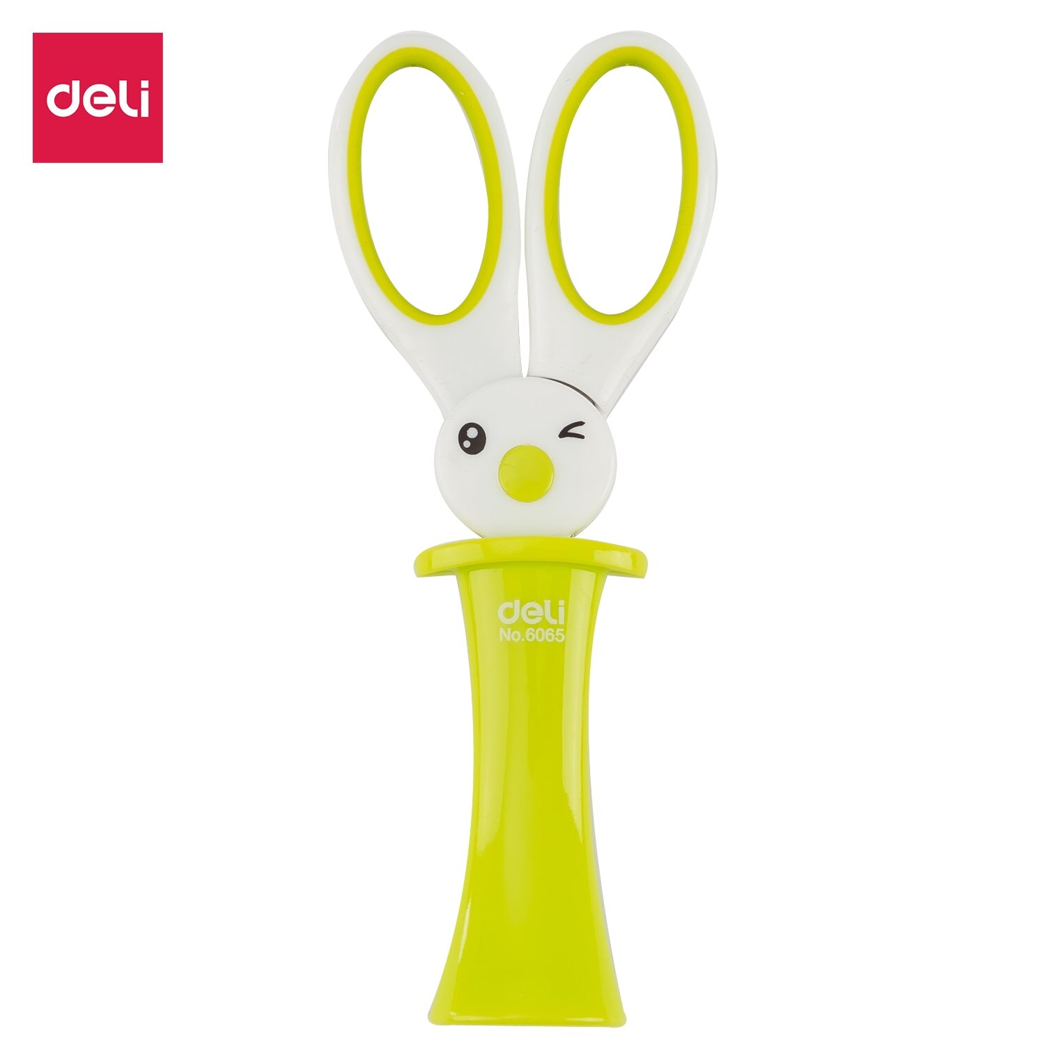DELI School Scissors Cute Kawaii Rabbit DIY Diary Decorating scissor hand craft scissors paper kids &amp; student stationery: Green