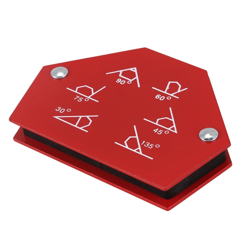 Hexagon Lassen Klepstandsteller 25LB Magnetische Vaste Hoek Solderen Locator Gereedschap Zonder Schakelaar Lassen Accessoires