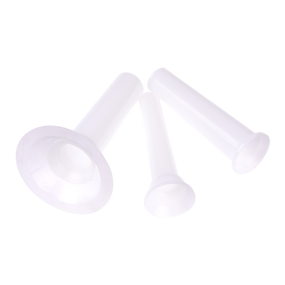 Vier witte worst vulling accessoires zijn niet giftig en duurzaam voor vleesmolen vulling worst buis keukengerei