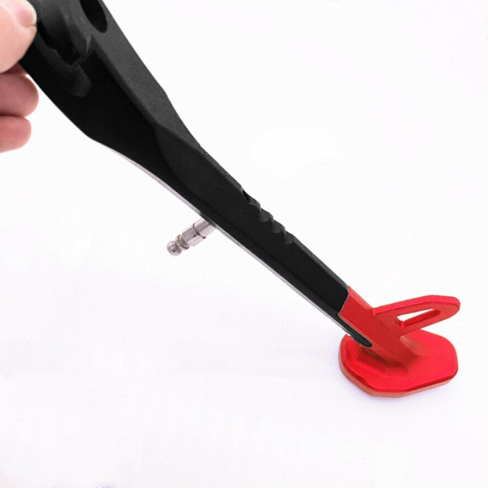 1pcs Universal Motorcycle Side Stand Motorcycle Kickstand Adjustable for Electric Motorbike Parking Foot Side Support Stand