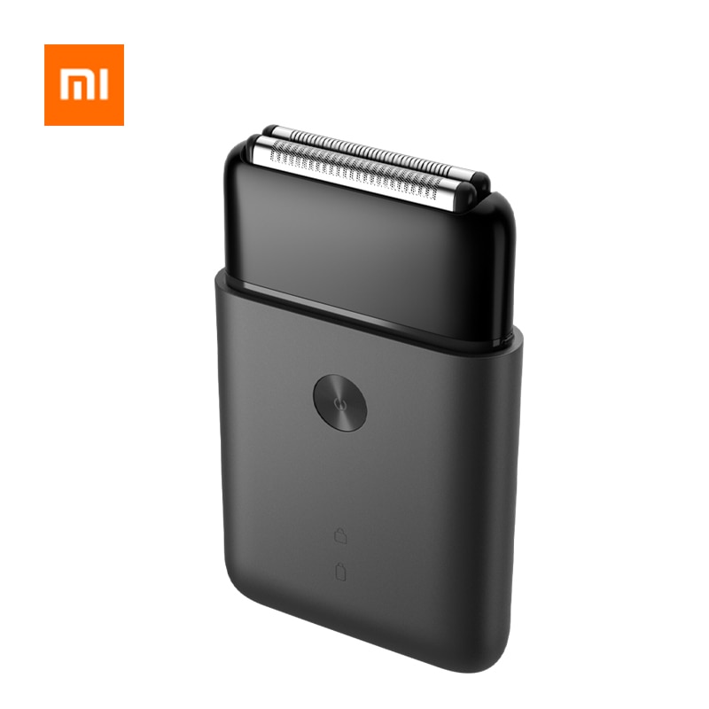 Xiaomi mijia barbeador elétrico recarregável, 2 lâminas, usb, mini, molhado, aparador de barba e barba, novo, 2019