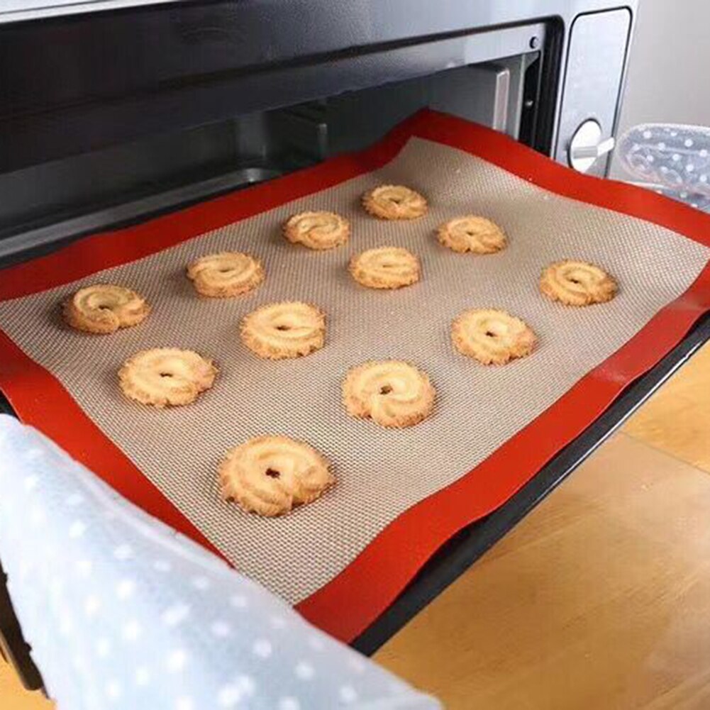 2pcs Silicone Non-Stick Baking Mat Dough Pastry Cake Bakeware Pad Kitchen Tools Pastry Mat Tool Nonstick Baking Pad