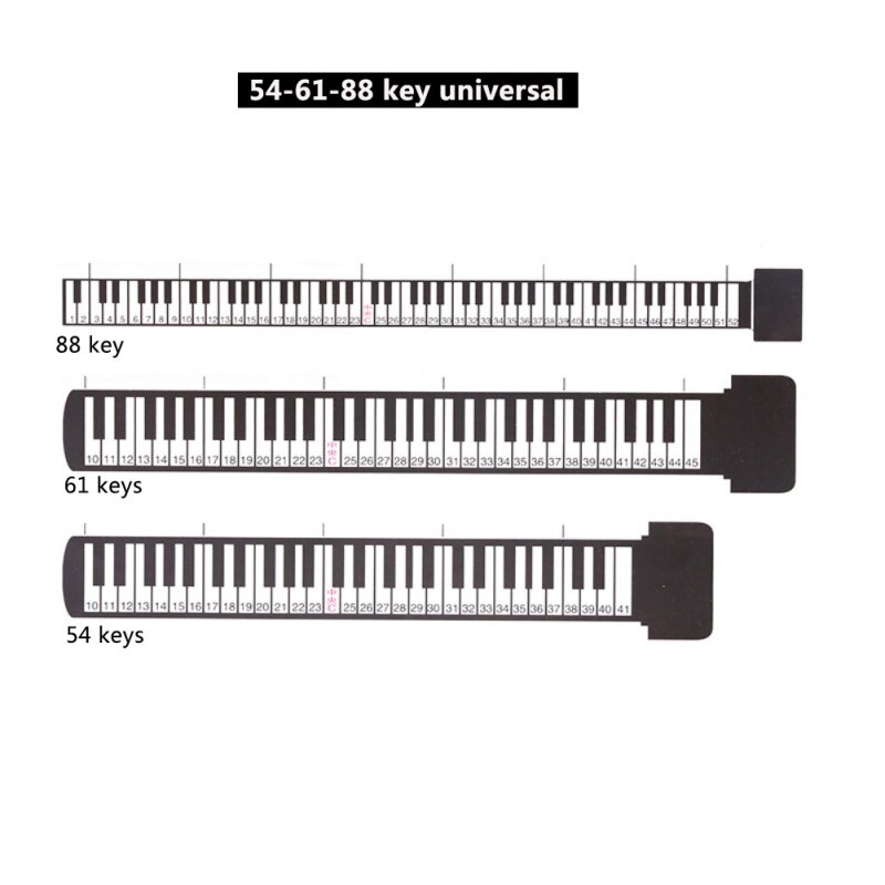 88 Keys Piano Keyboard Sound Stickers Piano Keyboard 61Keys Electronic Keyboard 54Keys Stickers Music Decal Label Note