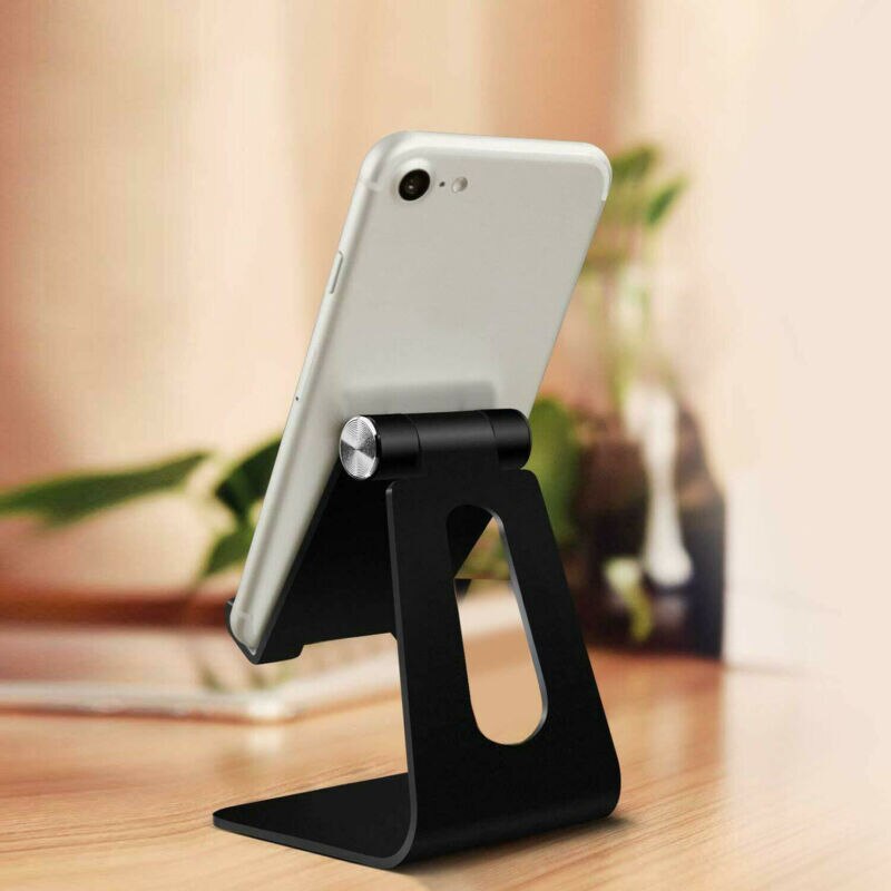 Verstelbare Mobiele Telefoon Tablet Schakelaar Stand Aluminium Bureau Tafel Houder Cradle Dock Voor Huawei iPhone Samsung