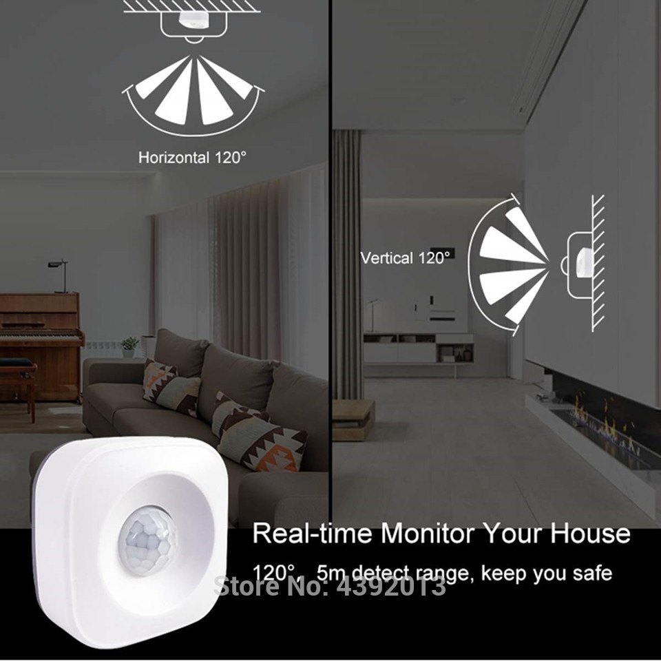 Bewegingssensor pir detector tuya zigbee/wifi sensor smart life tuya draadloos domotica smart home beveiligingssysteem google home mini