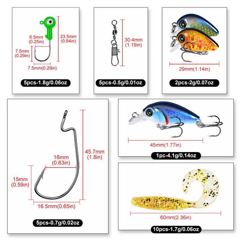 Fishing Accessories Bag Fishing Rods reel combo Fishing Lures Set Hard Bait Señuelos De Pesca Mar Cebos Artificial Lures Tackle