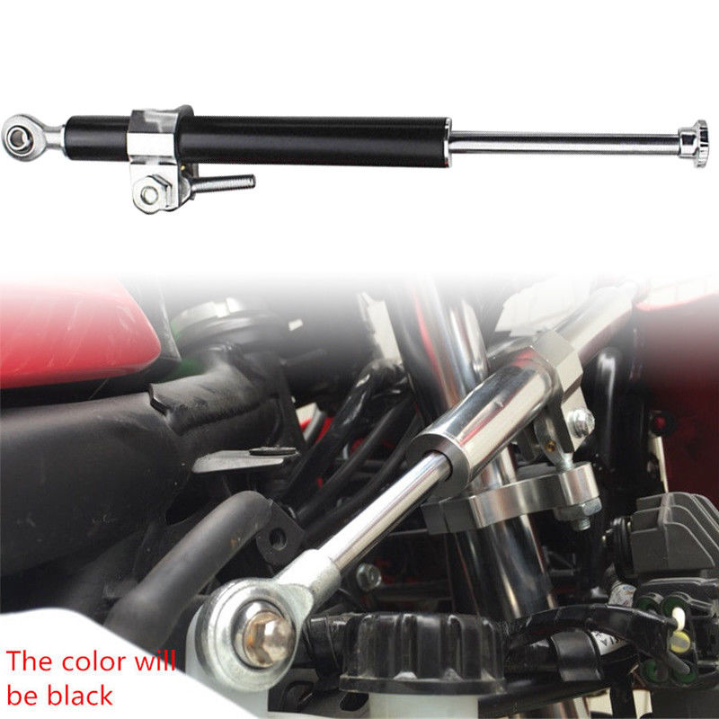 Motorfiets 33cm Aluminium Stuurdemper Stabilizer Staaf 30mm Vork Klem