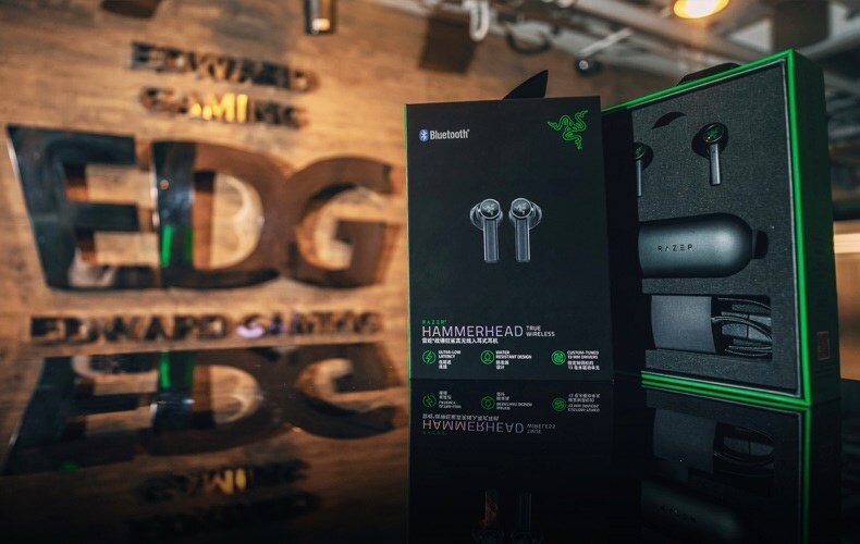 Razer Hammerhead Echte Draadloze Bluetooth Oortelefoon Zwart Tws Stereo Sport Hoofdtelefoon Oordopjes Met Opladen Pakhuis