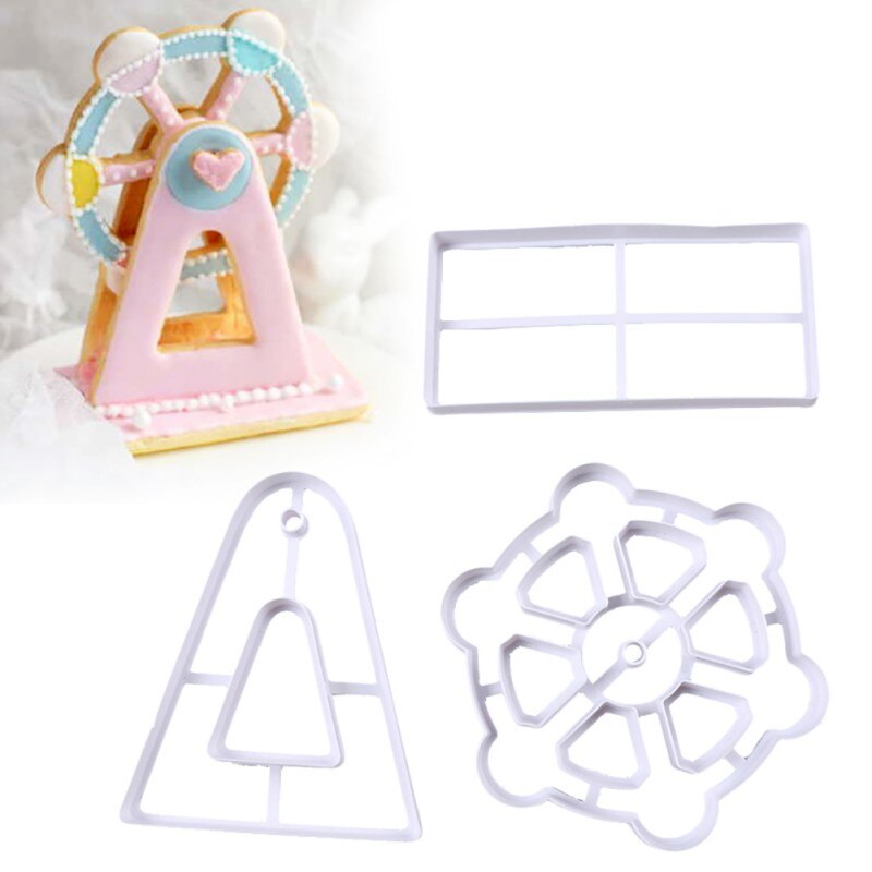 Cake Mold Cookie Dessert Tool Baking Plastic Mold Suits Cookie Gadgets Baker Press