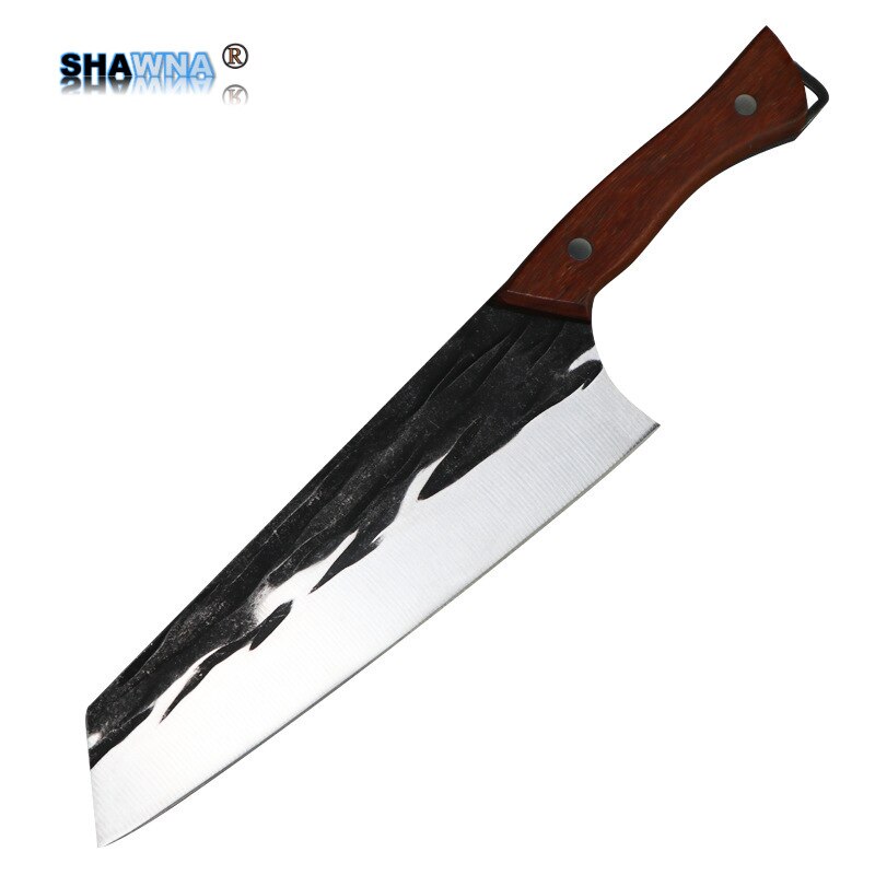 Forged Damascus Cleaver Knife Stainless Steel Chinese Vegetable Meat Chopping Kitchen Knives Cleaver Slicing Chef Knife