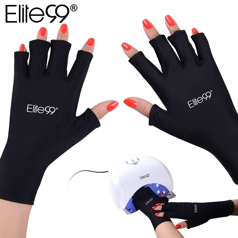 Elite99 1 Paar Anti Uv Stralingsbescherming Handschoenen Pro Nail Tool Voor Led Uv Lamp Nail Dryer Stralingsbescherming Anti uv Licht