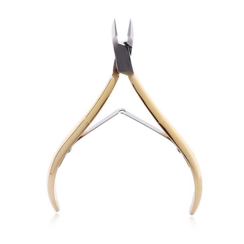 Cortaúñas de Metal , cortador de cutículas, tijera, alicate, herramienta de manicura, pinza para las uñas de los pies, cortador de cutículas, 1 ud.