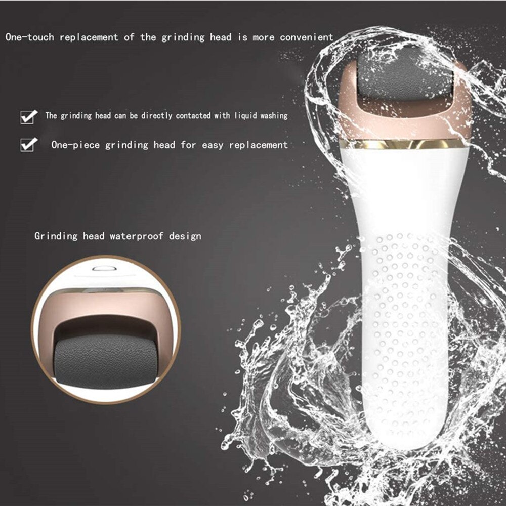 Ponceuse électrique pour les pieds, outil de soin des pieds, lime pour enlever les callosités du talon, lisse la peau comme du velours