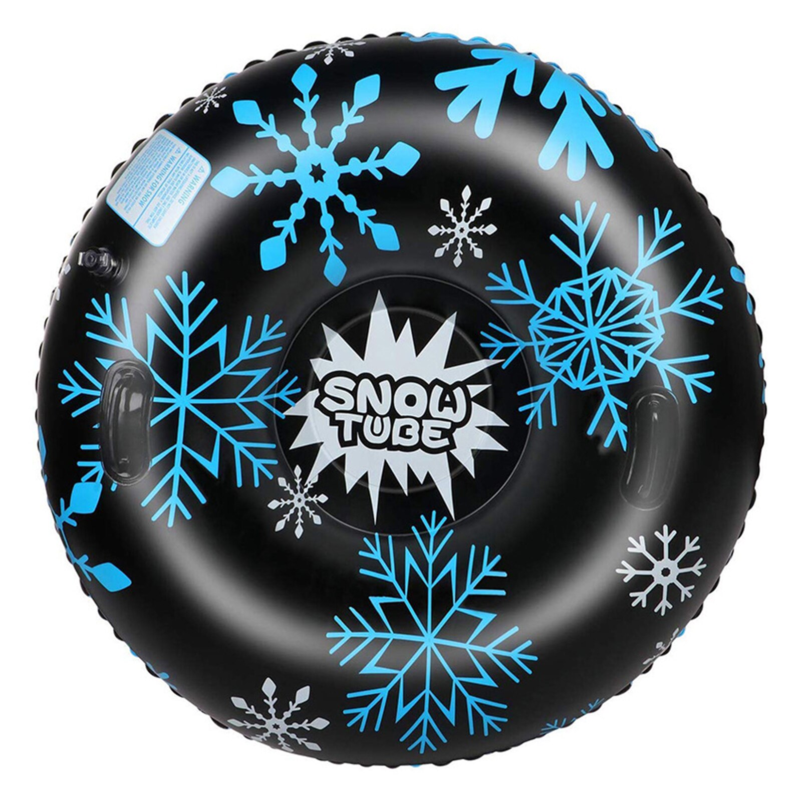 Tubo de nieve de copo de nieve de , trineo inflable circular para niños, niños y adultos, deporte de invierno, anillo de esquí inflable, novedad de