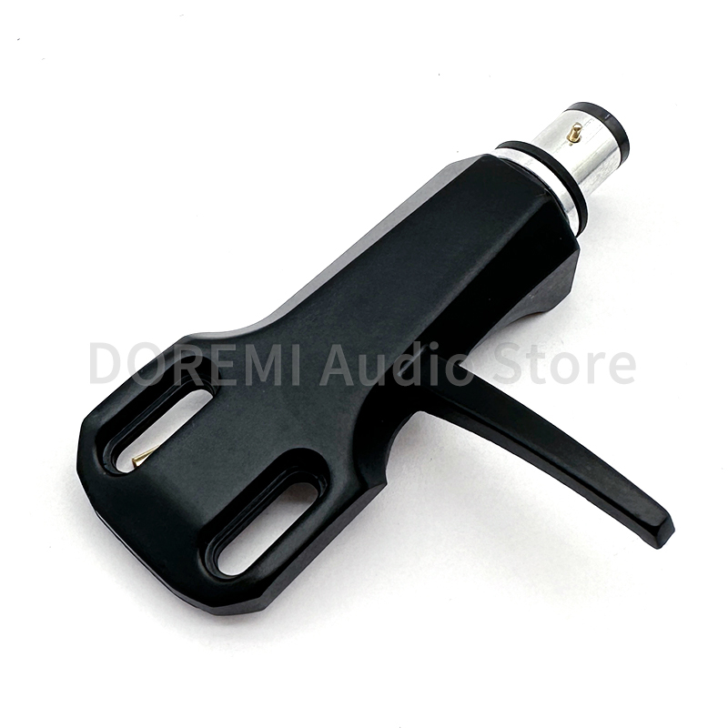 Cabezal de cartucho de tocadiscos para reproductor de discos de vinilo LP, fonógrafo, cartucho magnético móvil, soporte Universal para cartuchos de vinilo: Gris