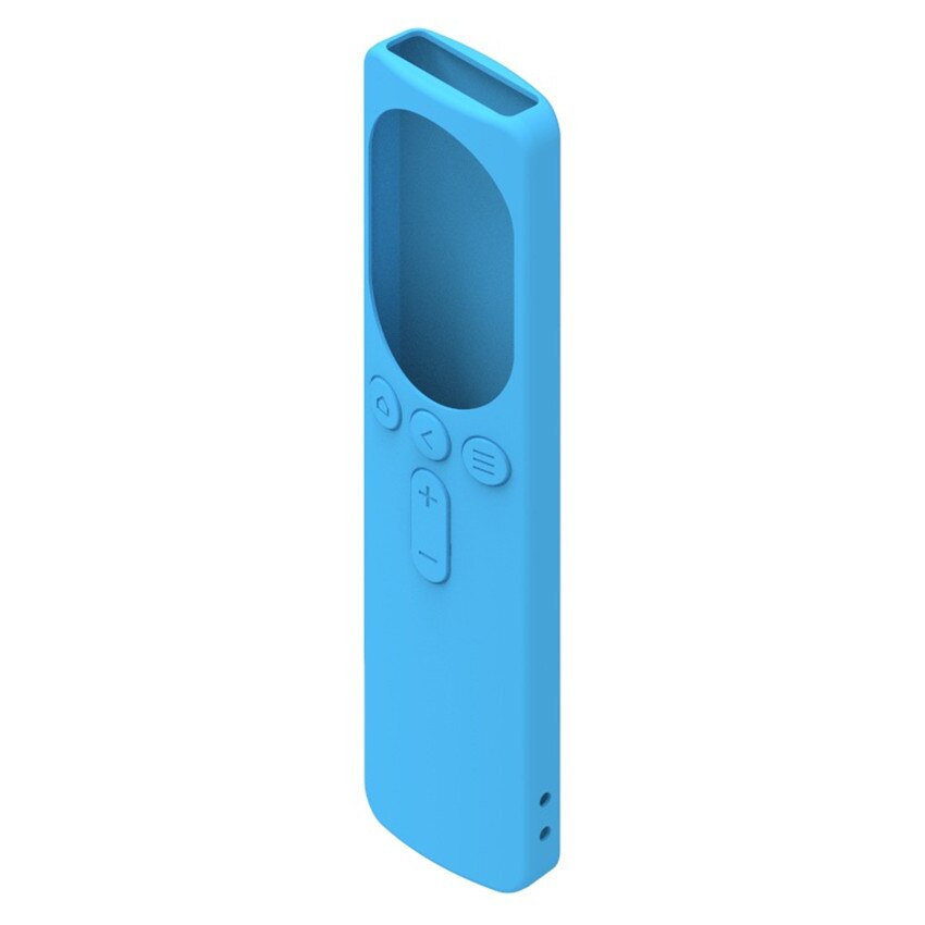 Siliconen Beschermhoes Bluetooth-Compatibel Infrarood Afstandsbediening Covers Protector, Smart Tv Afstandsbediening Gevallen Bescherming Shell: Blauw