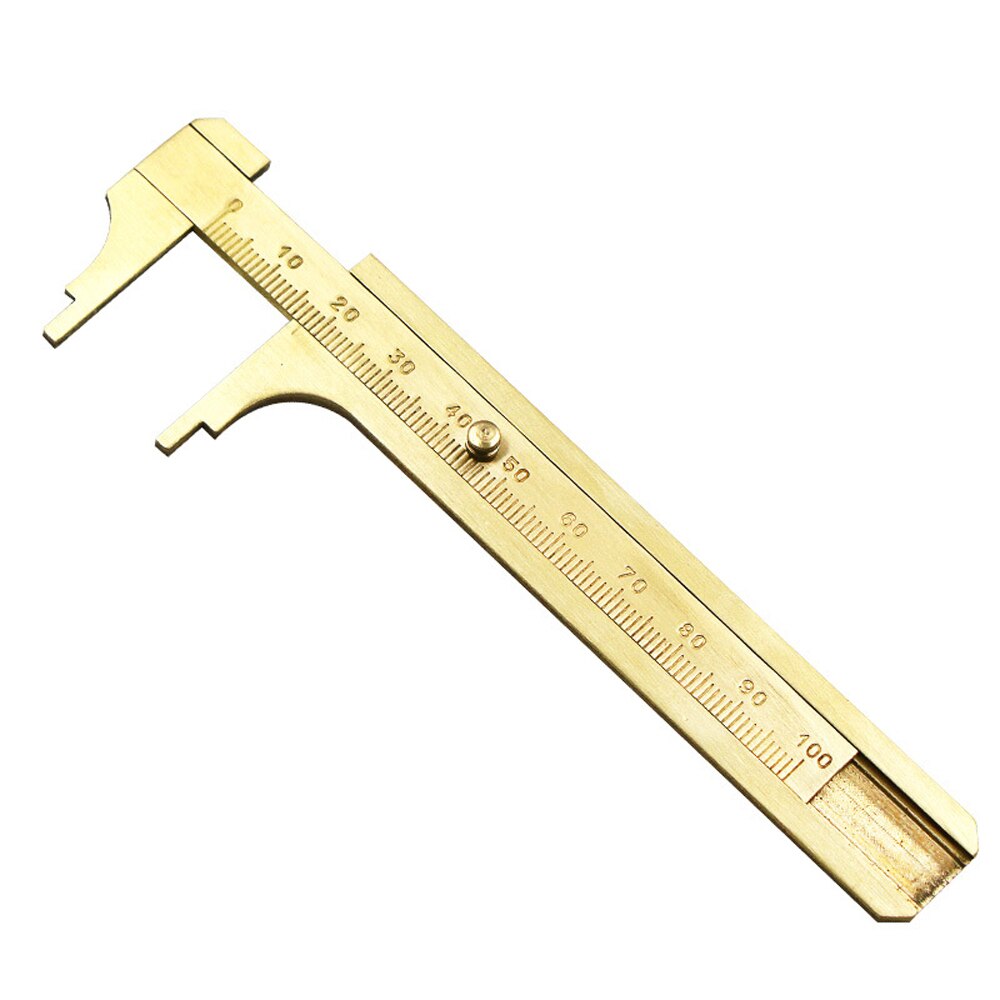 Vernier Caliper 3.9 Inch Metal Vernier Caliper 100mm Portable Pocket High Precision Measuring Tool