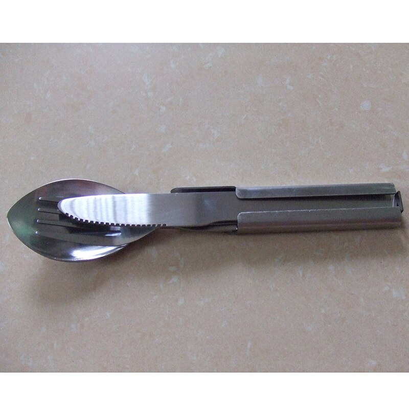 4 stk ske gaffel kniv udendørs service bestik sæt 4 stk spisestel middag knive gafler mad rustfrit stål spisestue sæt  p15 stk.