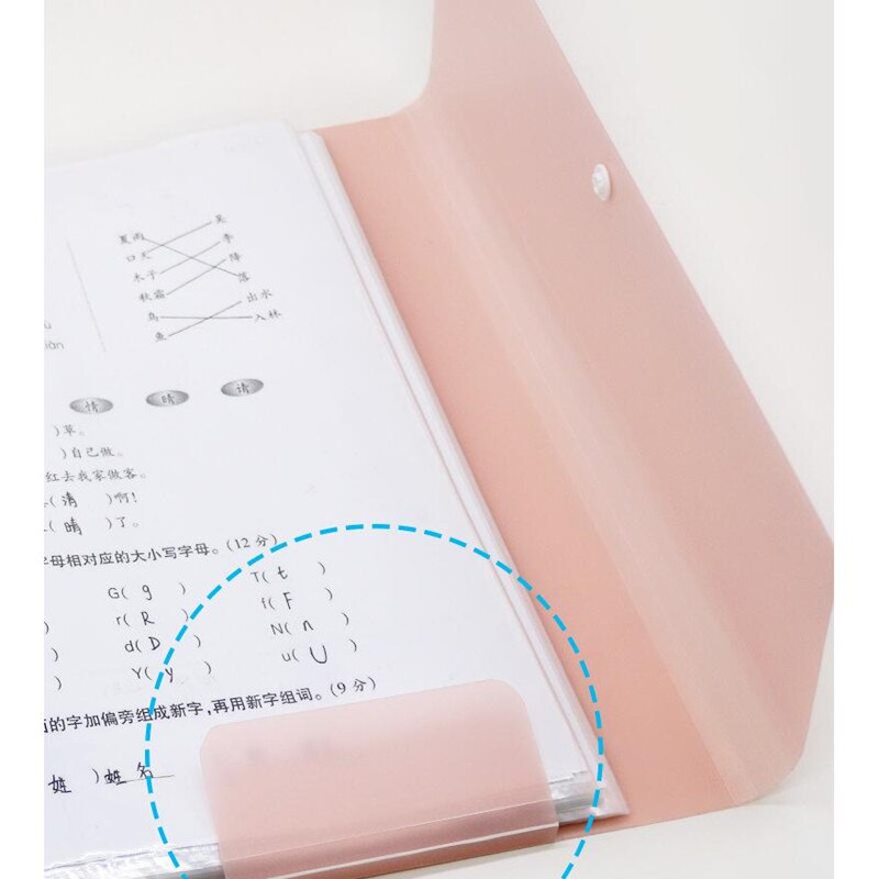 1PC A3 Display Book 20/30/40 Pages Transparent Insert Folder Document Storage Bag for Bank Campus File Office Workplace Student