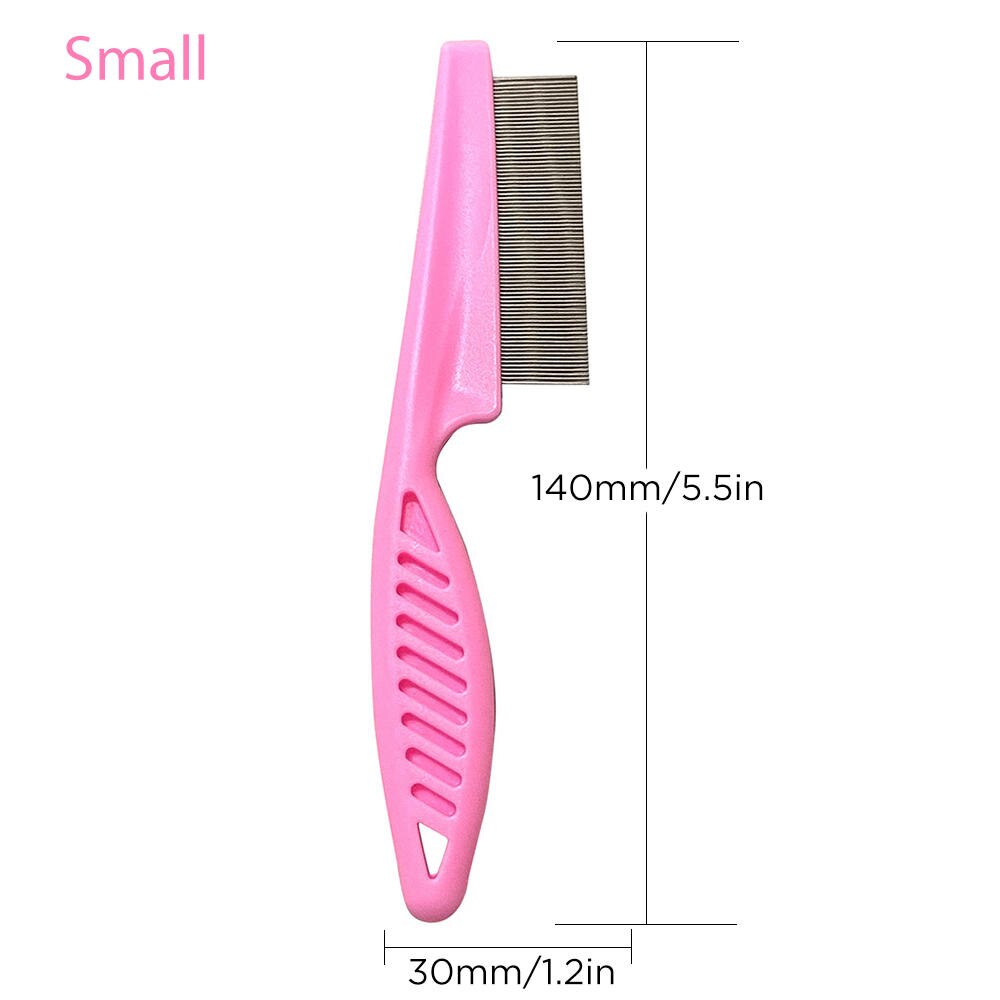 Hair Lice Comb Brushes Terminator Fine Egg Dust Nit Free Removal Stainless Steel: 4