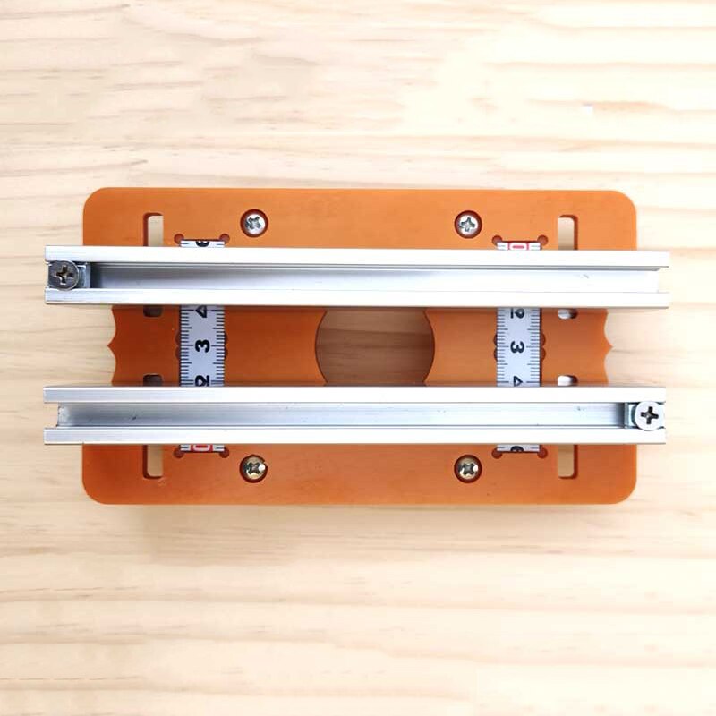 Woodworking 2 in 1 Invisible Buckle Hole Punch Locator Trimming Machine Slotting For Cabinet Wardrobe Furniture Connecting