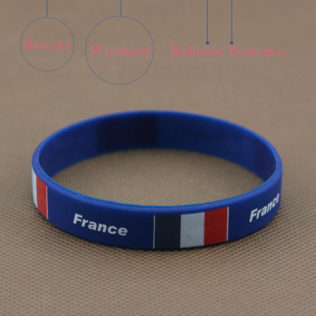 Brand 1pcs Football Fans Bracelet Soccer fan Accessories Football Silicone Bracelet Cheerleading supplies