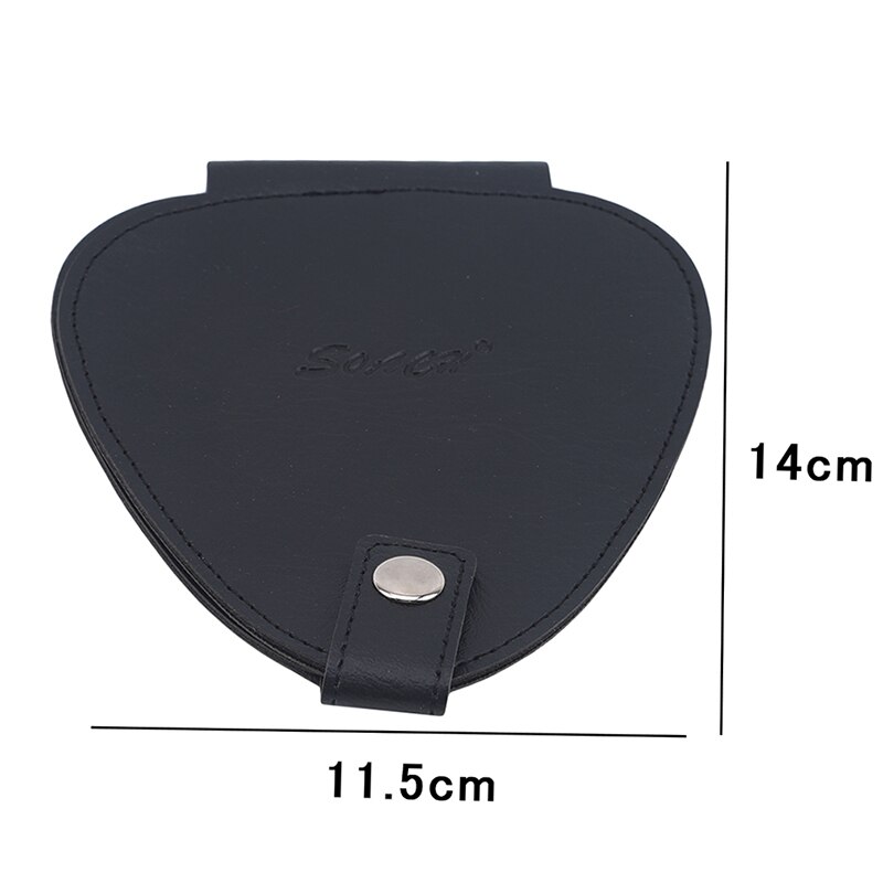 1Pc Plectrums Case Pu Leer Gitaar Peddels Opbergtas Met Sleutelhanger Peddels Pakket Case Gitaar Accessoires