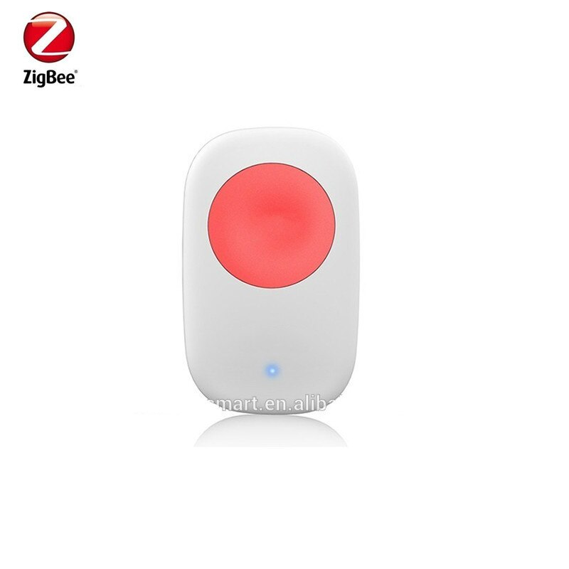 Zigbee SOS Button Home Security Alarm System Work with Zigbee Gateway Home Assistant HASS Zigbee2mqtt Mqtt