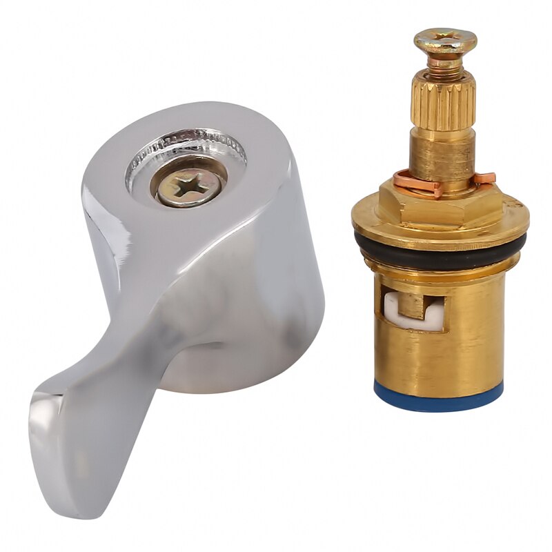 1/4 Turn Gebruik Basin Sink Tap Reviver Kraan Handvat Vervanging Hendel Hoofden Conversie Kit Voor Keukenkraan Vervangen Accessoires